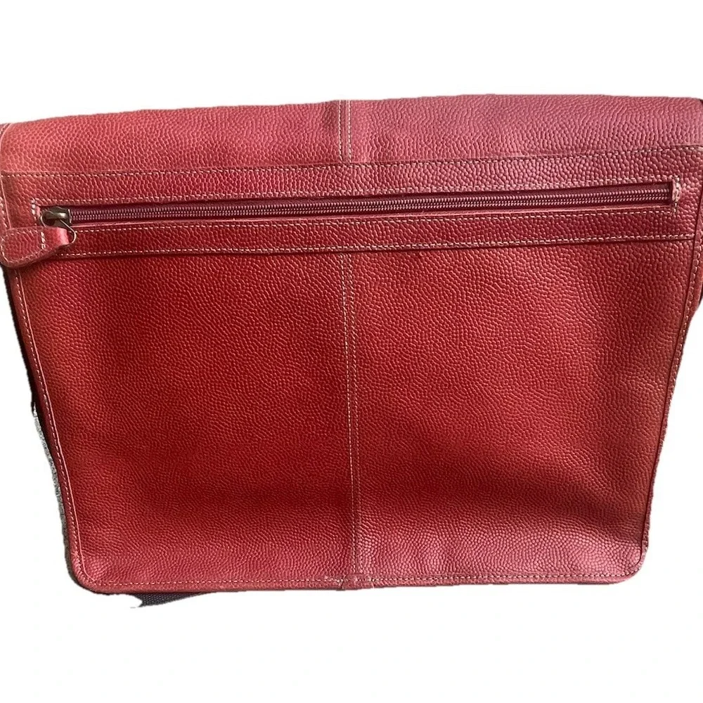 Vintage Wilson NFL Pigskin Leather Messenger Bag NWOT Rare Football Logo